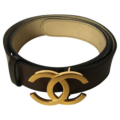 chanel mens leather belts|chanel belt vintage.